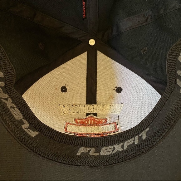 Harley Davidson Men's  Baseball Style Traditional Logo Stretch Cap Hat L/XL - Picture 12 of 14